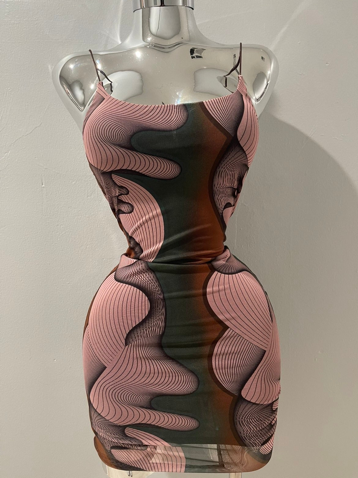 Brown Wish Mini Dress