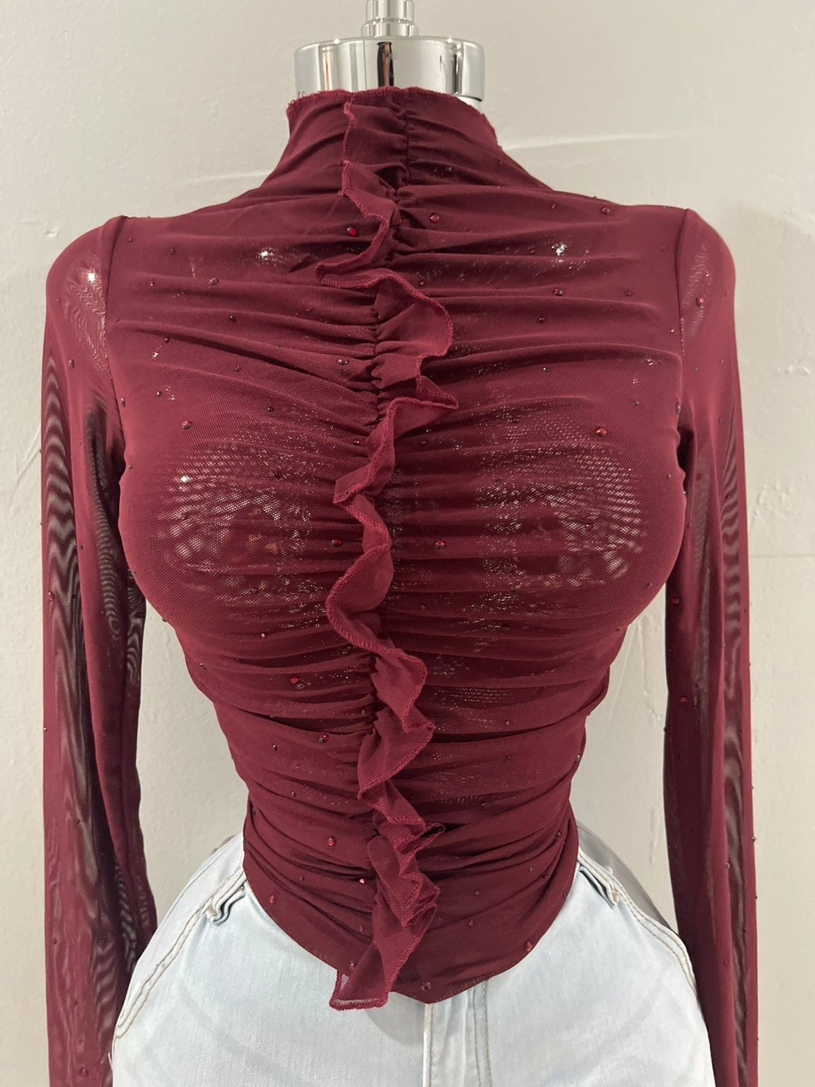 Claudia Mesh Long Sleeve