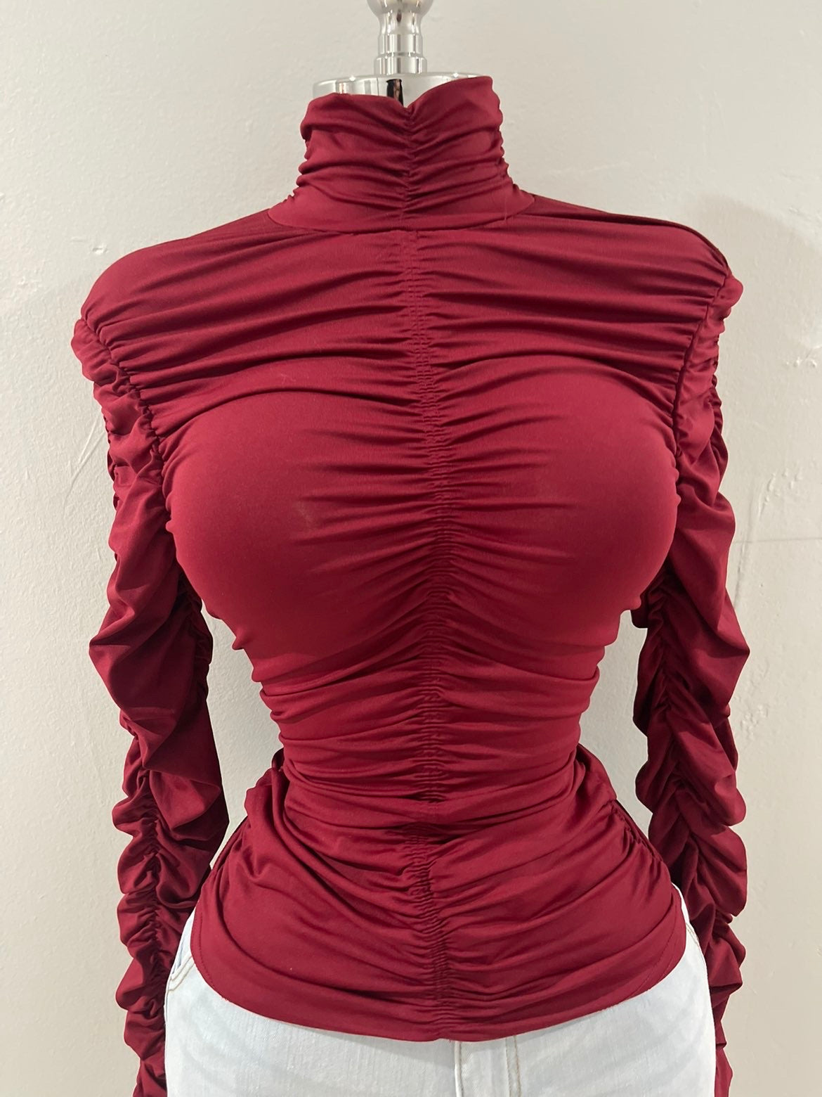 Brenda Turtle Neck Sleeve Top