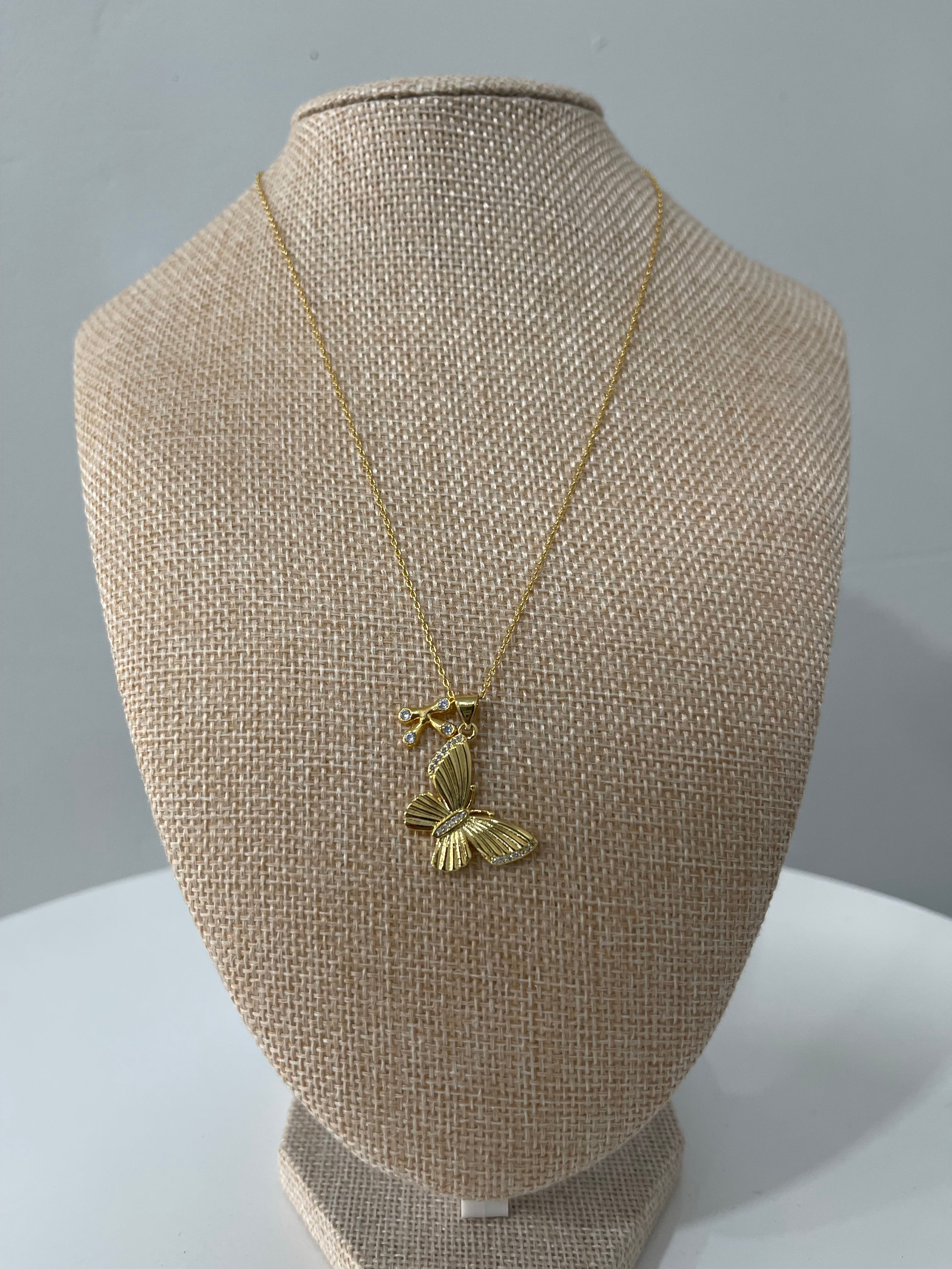 Shes a charmer butterfly necklace