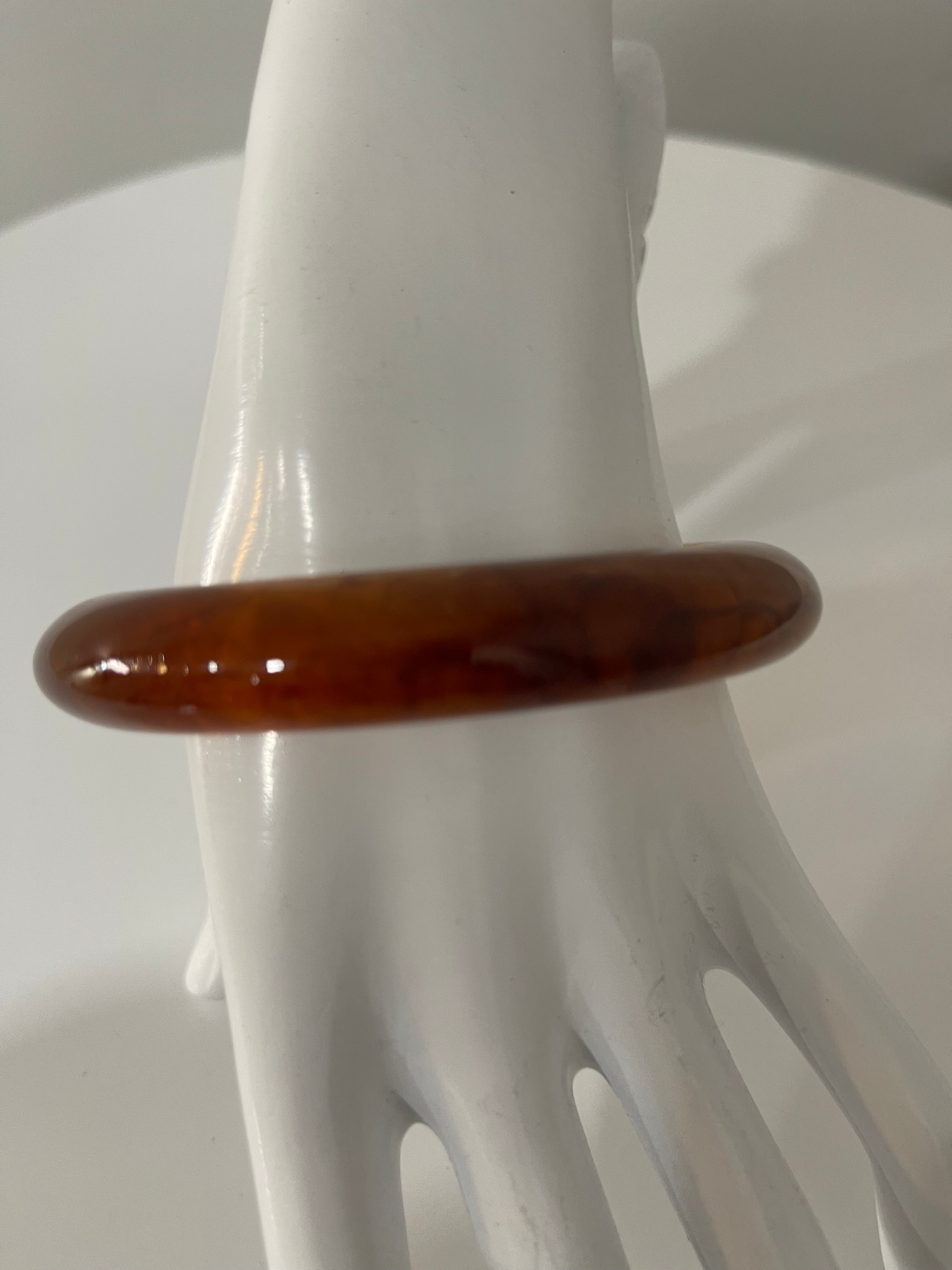 Jewel bangle-light brown