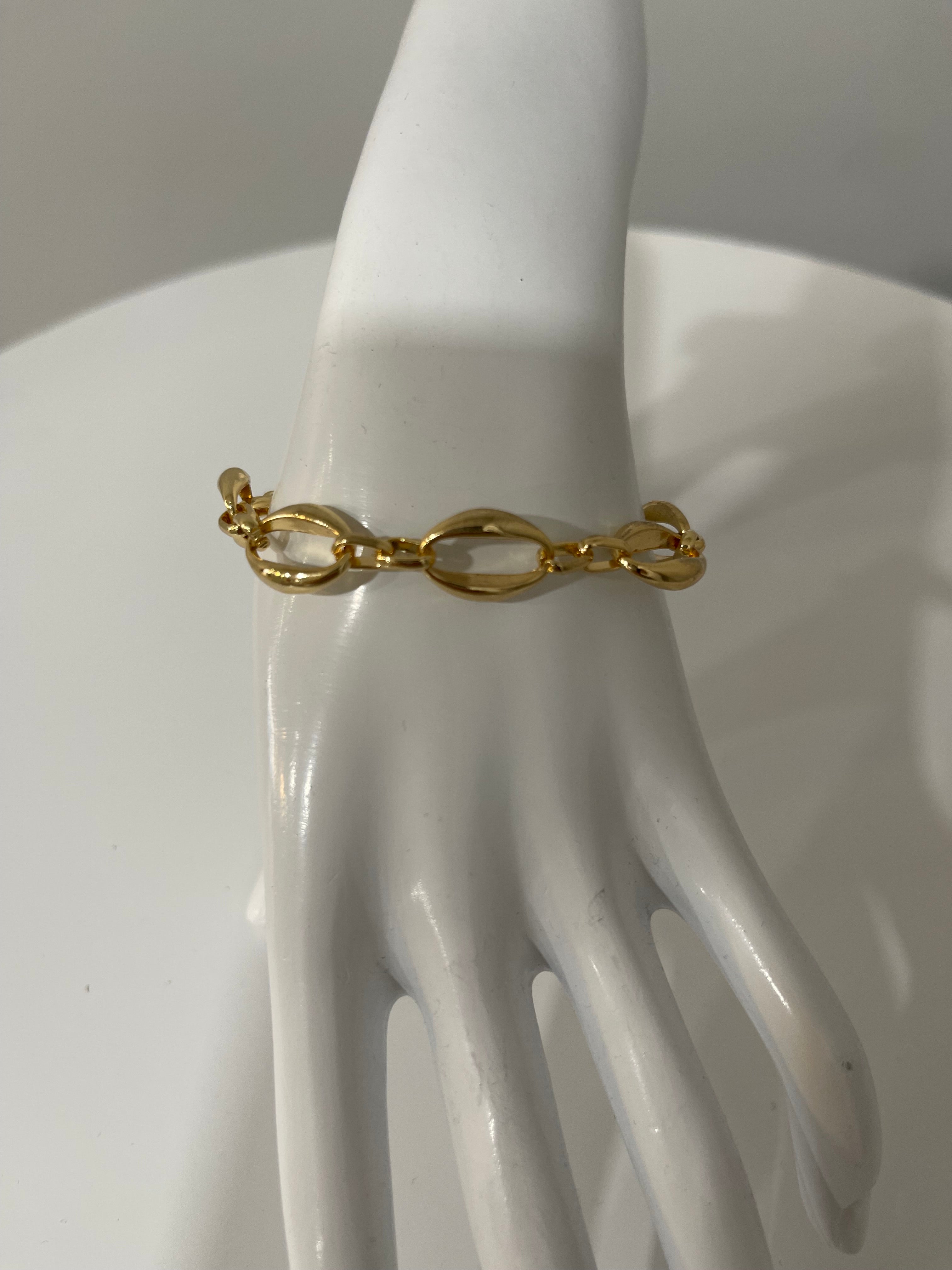 Take my hand gold bracelet