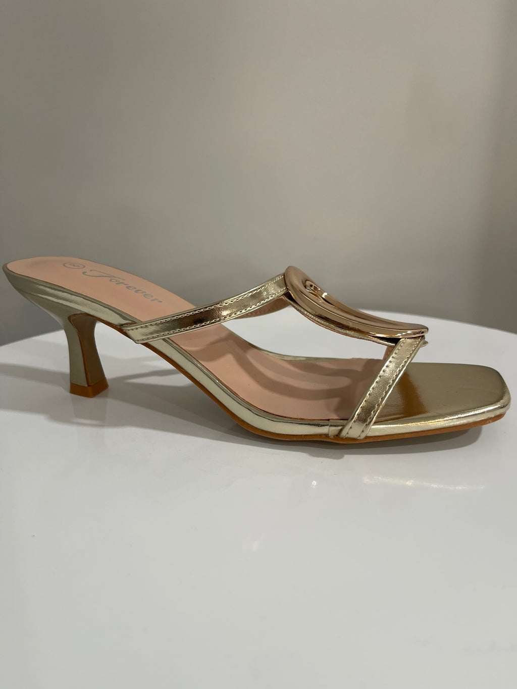 Katherine kitten heel-gold