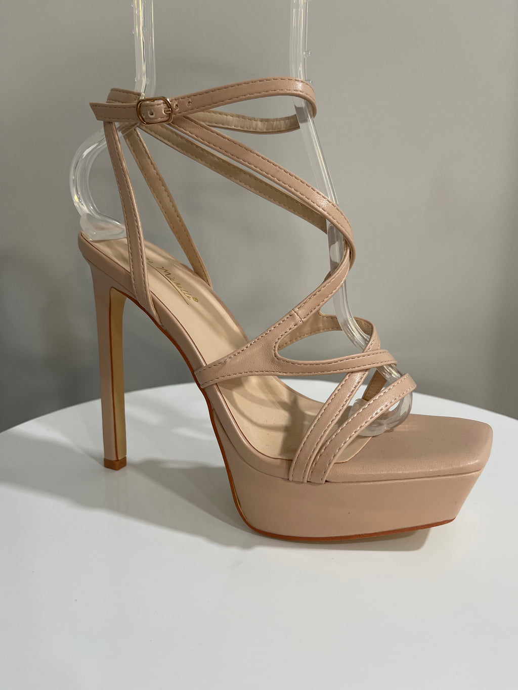 Xavia platform heel-nude
