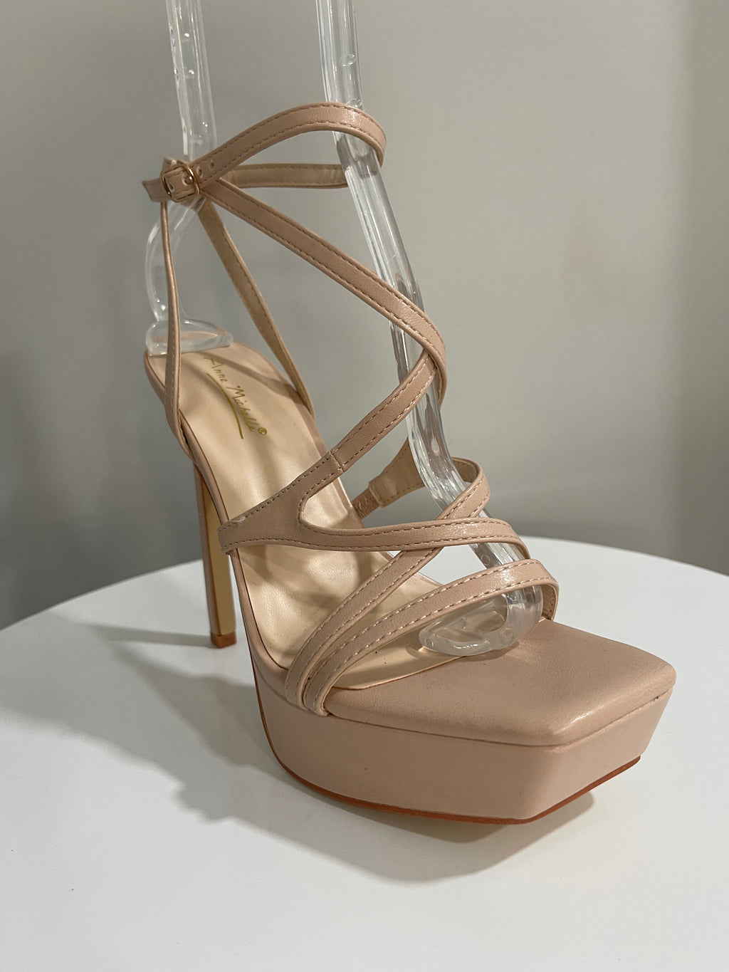 Xavia platform heel-nude