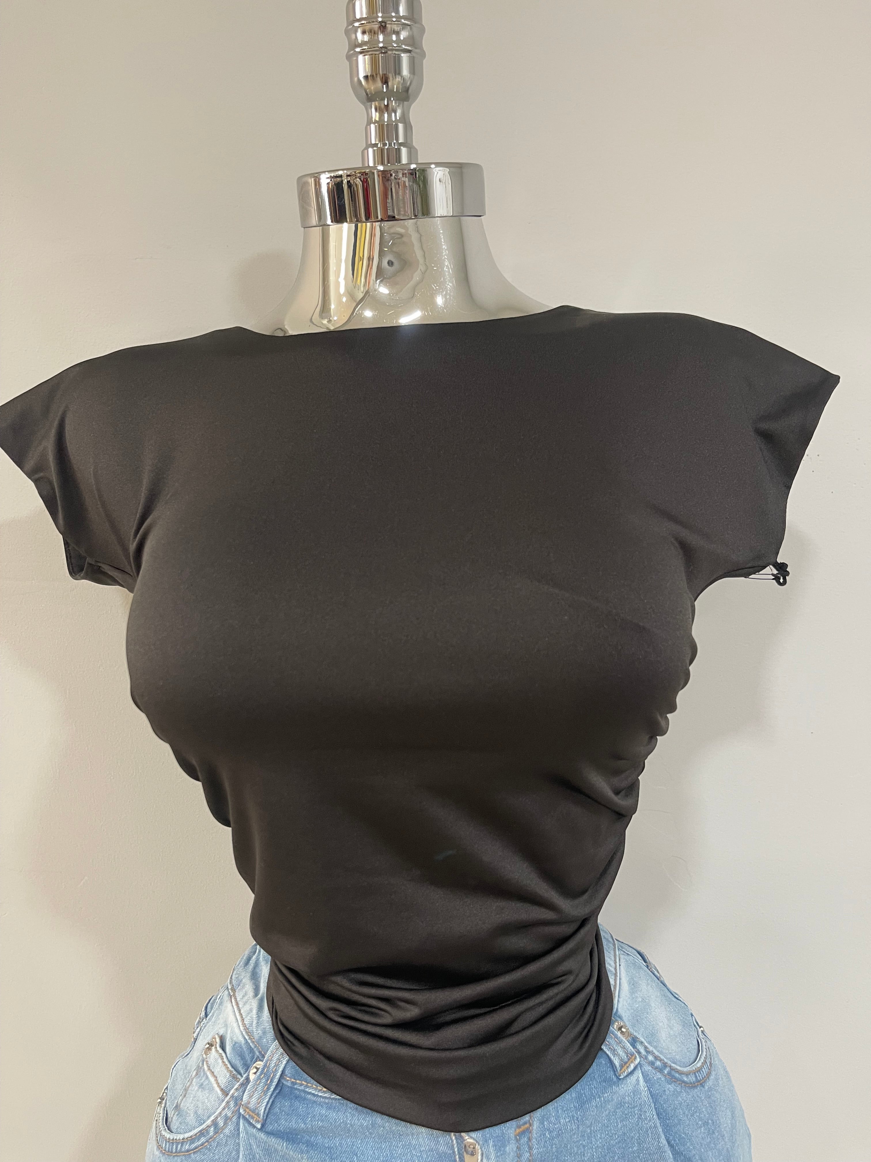Sweet Sunday sleeveless top-black