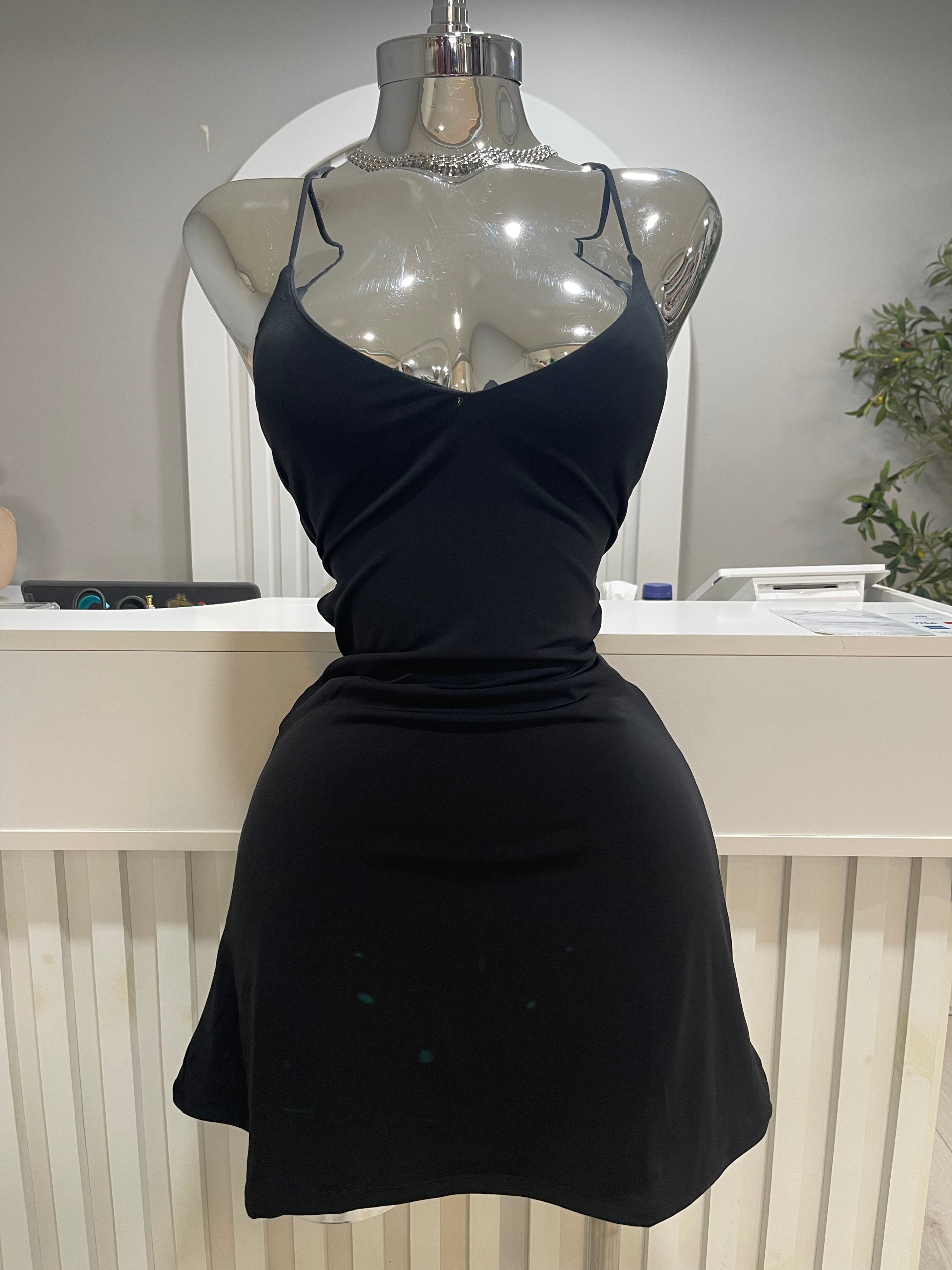 Layla mini dress-black