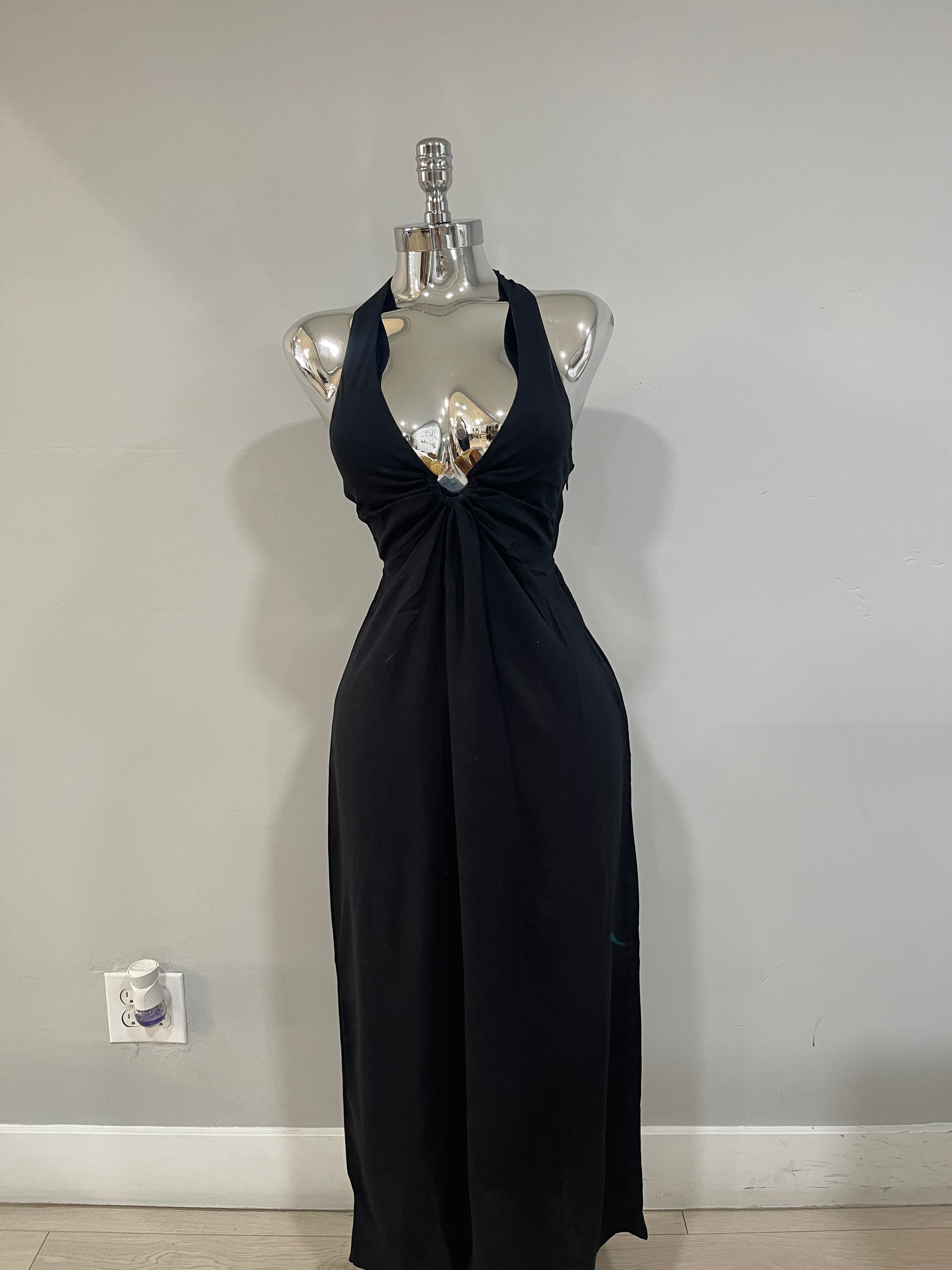 Mary Maxi Dress-Black